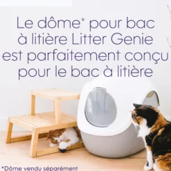 Bac à litière Litter Genie avec pelle - Gris
