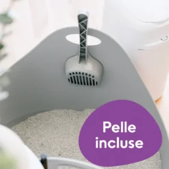 Bac à litière Litter Genie avec pelle - Gris