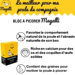 Bloc à picorer poules