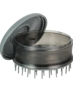 Brosse de bain avec réservoir pour shampoing chien, chat
