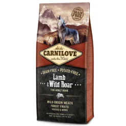 Carnilove Adult agneau & sanglier sauvage - croquettes chien