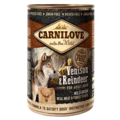 CARNILOVE Adult Chevreuil & Renne en Boîte - Pâtée pour chien