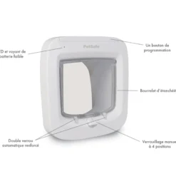 Chatière électronique SmartFlap® chat, petit chien