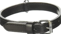 COLLIER CUIR CHIEN ACTIVE NOIR