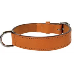 Collier en cuir double chien