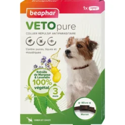 Collier répulsif antiparasitaire Vetopure chien, chiot