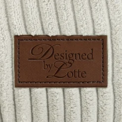 Coussin velours côtelé