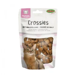 Crossies fourrés au malt friandises chat