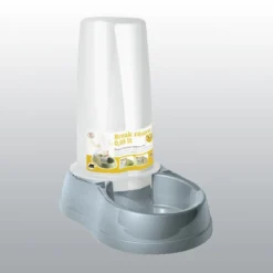 Distributeur d'eau et croquettes pour chat et chien