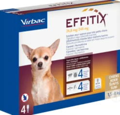 Effitix Spot On pipettes antiparasitaires chien