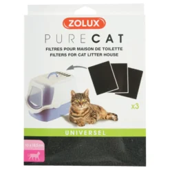 Filtres à charbon universels Pure Cat chat