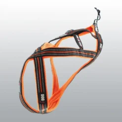 Harnais Canicross X-back One orange / noir.