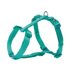 Harnais Premium bleu turquoise chien