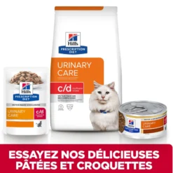 Hill's Prescription Diet c/d Urinary Care Multicare Stress au poulet - croquettes pour chat