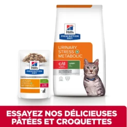 Hill's Prescription Diet c/d Urinary Stress Multicare + Metabolic en sachets - pâtée chat