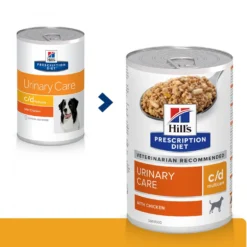 Hill's Prescription Diet c/d Urinary Multicare en boîtes au poulet – pâtée chien