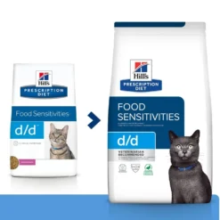 HILL'S Prescription Diet d/d Food Sensitivities au Canard - Croquettes pour chat