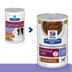 Hill's Prescription Diet i/d Digestive Care Low Fat en mijotés au poulet - pâtée chien