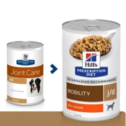 Hill's Prescription Diet j/d Mobility en boîtes au poulet – pâtée chien