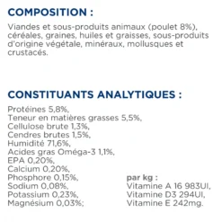 Hill's Prescription Diet j/d Mobility en boîtes au poulet – pâtée chien