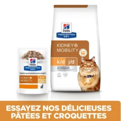 Hill's Prescription Diet k/d j/d Kidney + Mobility au poulet - croquettes chat