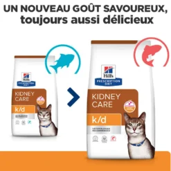 Hill's Prescription Diet k/d Kidney Care au Saumon - croquettes chat