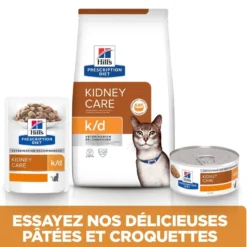 Hill's Prescription Diet k/d Kidney Care en bouchées au bœuf - pâtée chat
