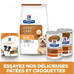 HILL'S Prescription Diet k/d Kidney Care en terrine au poulet - Pâtée pour chien