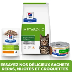 Hill's Prescription Diet Metabolic au poulet - croquettes chat