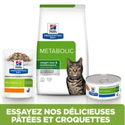 Hill's Prescription Diet Metabolic en mijotés au poulet - pâtée pour chat