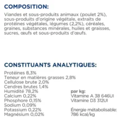 Hill's Prescription Diet Metabolic en mijotés au poulet - pâtée pour chat
