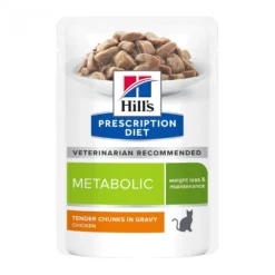 Hill's Prescription Diet Metabolic en sachets au poulet - pâtée chat