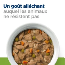 HILL'S Prescription Diet Metabolic en bouchées mijotées au Boeuf & Légumes 354g - Pâtée pour chien