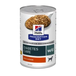HILL’S Prescription Diet w/d Diabetes Care en Boîtes au Poulet – Pâtée pour chien
