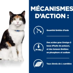 Hill's Prescription Diet y/d Thyroid Care en terrine au poulet - pâtée chat