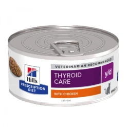 Hill's Prescription Diet y/d Thyroid Care en terrine au poulet - pâtée chat