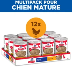 Hill's Science Plan All Breed Mature Adult 7+ au poulet - patée chien