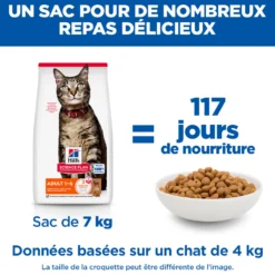 Hill's Science Plan - Croquettes pour Chat Adulte à l'Agneau 10kg