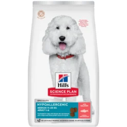 Hill's Science Plan Hypoallergenic Medium Adult au saumon – croquettes chien