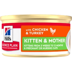 Hill's Science Plan Kitten & Mother en mousse au poulet et à la dinde – pâtée chatte & chaton