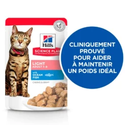 Hill's Science Plan Light Adult en sachets - pâtée chat
