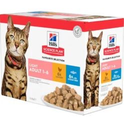 Hill's Science Plan Light Adult en sachets - pâtée chat