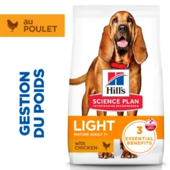 Hill's Science Plan Light Medium Mature Adult 7+ au poulet - croquettes chien