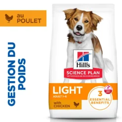 Hill's Science Plan Light Medium Adult au poulet - croquettes chien