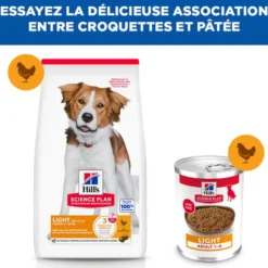 Hill's Science Plan Light Medium Adult au poulet - croquettes chien