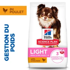 Hill's Science Plan Light Small & Mini Adult au poulet - croquettes chien