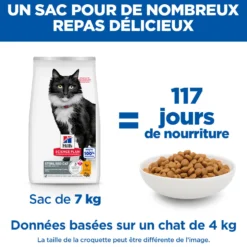 Hill's Science Plan Mature Adult 7+ Sterilised au poulet - croquettes chat