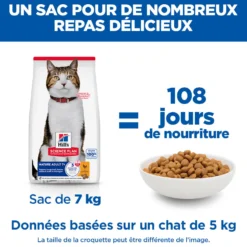Hill's Science Plan Mature Adult 7+ au poulet - croquettes chat