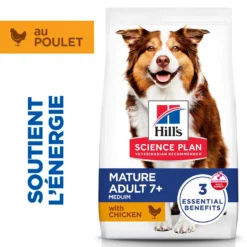 Hill's Science Plan Medium Mature Adult 7+ au poulet - croquettes chien