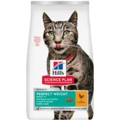 Hill's Science Plan Perfect Weight Adult au poulet - croquettes chat